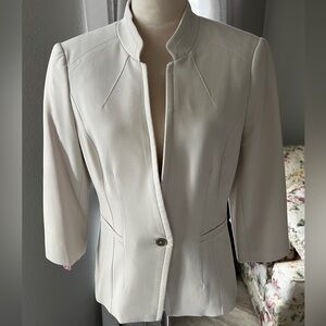Black House White Market Elegant Cream Women's Blazer